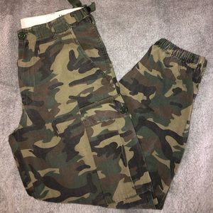 High Waisted Camo Joggers